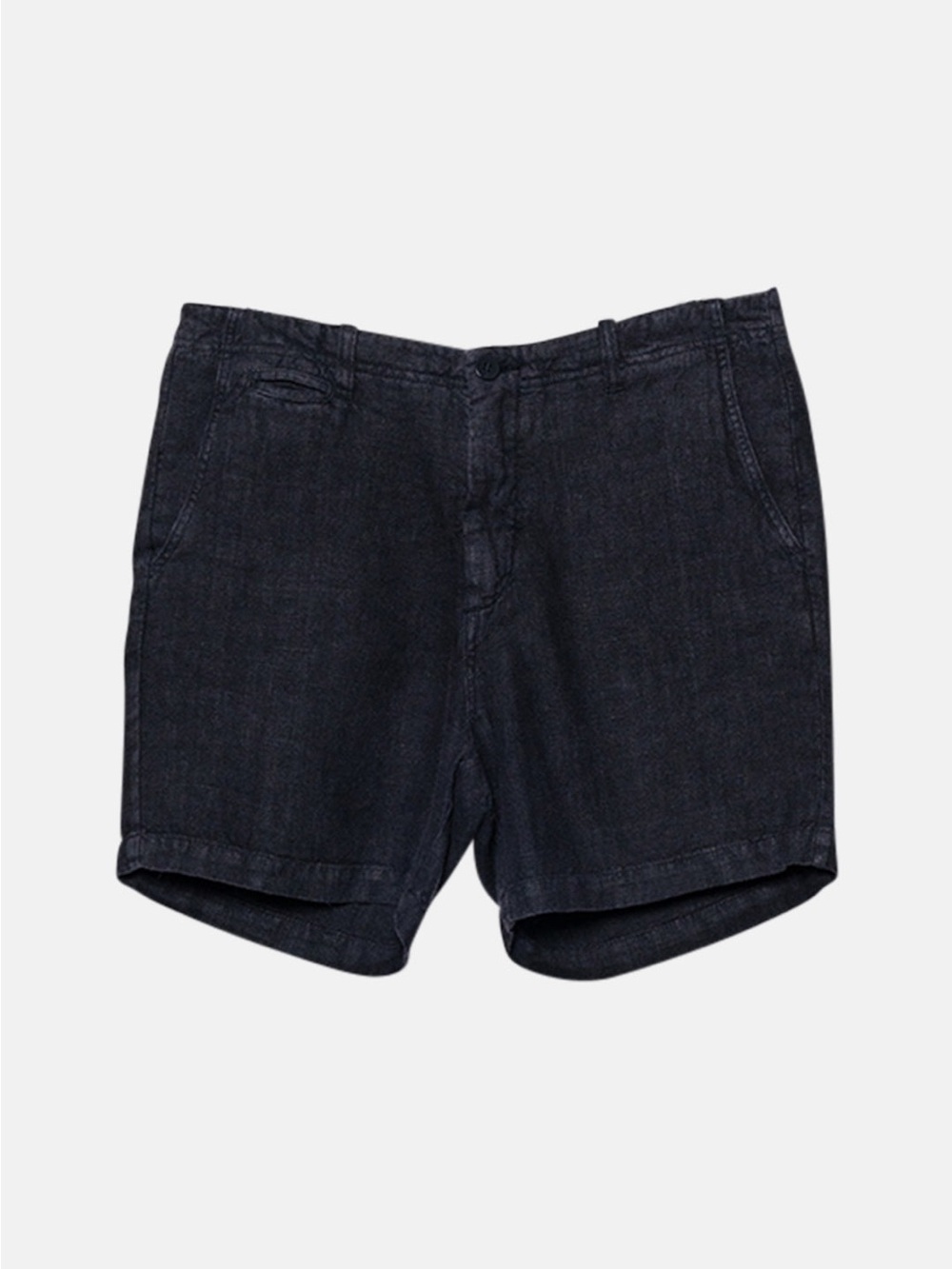 La‎ Paz Men's Navy Casual Linen Shorts